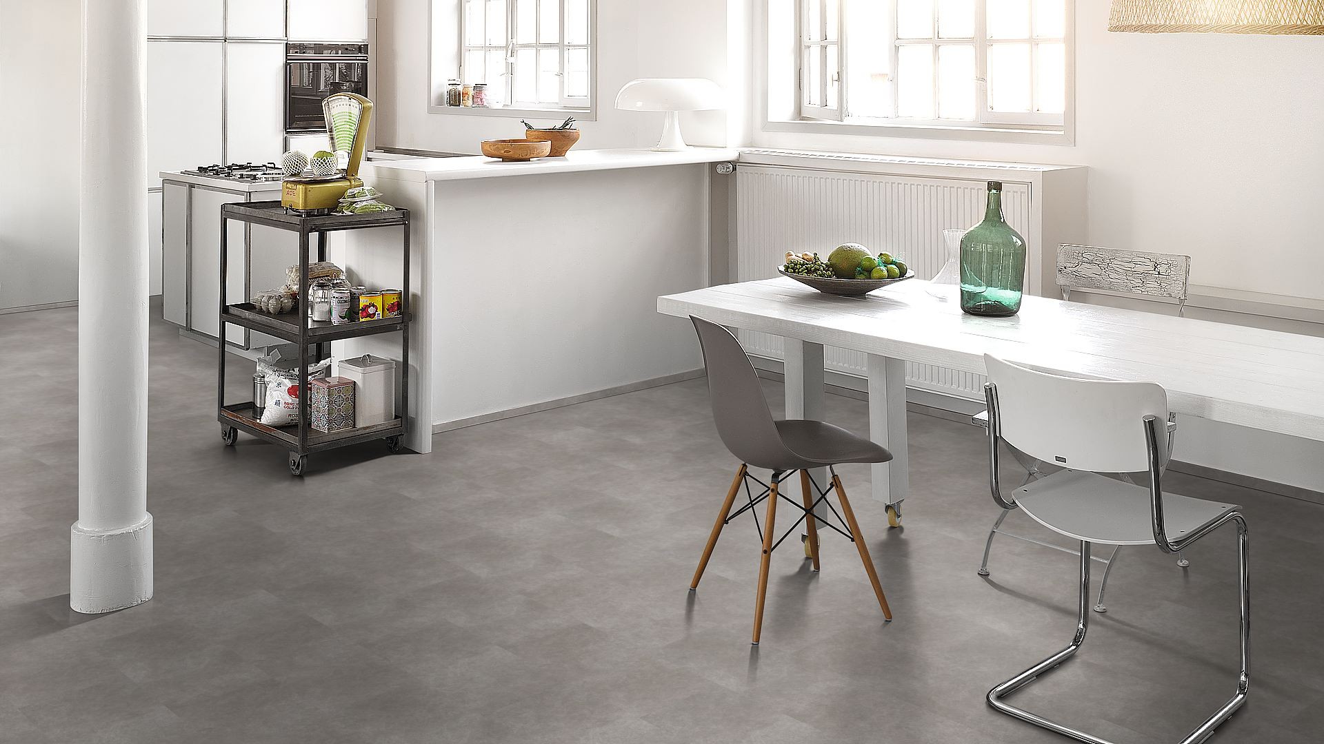 PARADOR Vinyl Desert grau Steinstruktur | Trendtime 5.50 | 24 m²-4014809160519