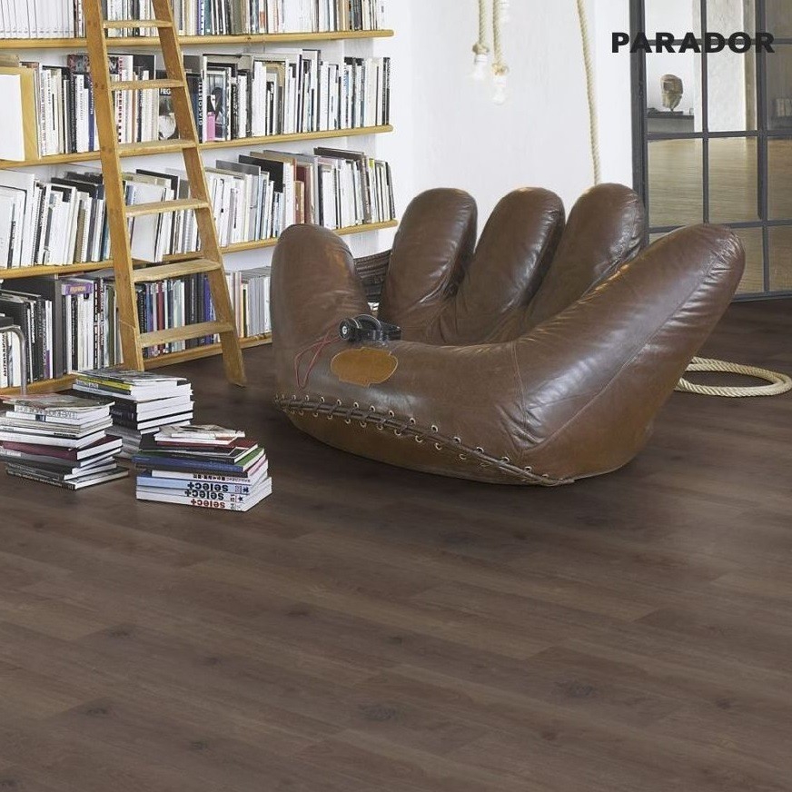 PARADOR Vinylboden Eiche Castell geräuchert Landhausdiele 4-seitige Fase | Eco Balance PUR | 6 m²-4014809192138