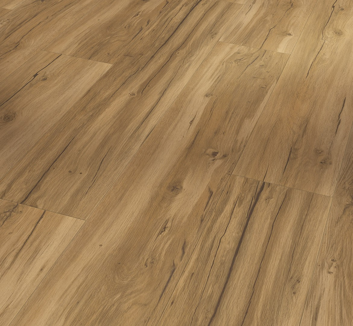 PARADOR Vinylboden Eiche Memory natur Landhausdiele Gebürstete Struktur 4-seitige Fase | Basic 5.3