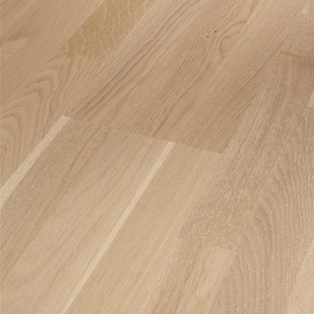 PARADOR Parkett Eiche Living Schiffsboden 3-Stab weiss matt lackiert | Sonderedition | 2. Wahl-# guenstig bei bodenverkauf.de kaufen PARADOR Parkett Eiche Living Schiffsboden 3-Stab weiss matt lackiert | Sonderedition | 2. Wahl-#