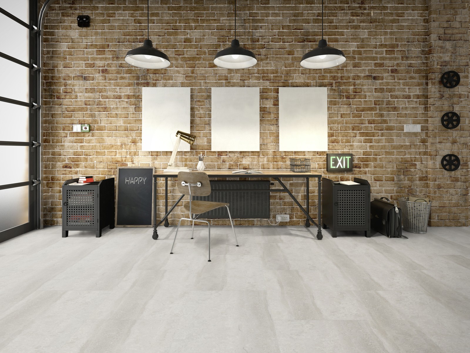 TER HÜRNE Vinylboden Stein Lucca weiß J01 | Stone Choice Compact | 23,5 m²-4012853128646