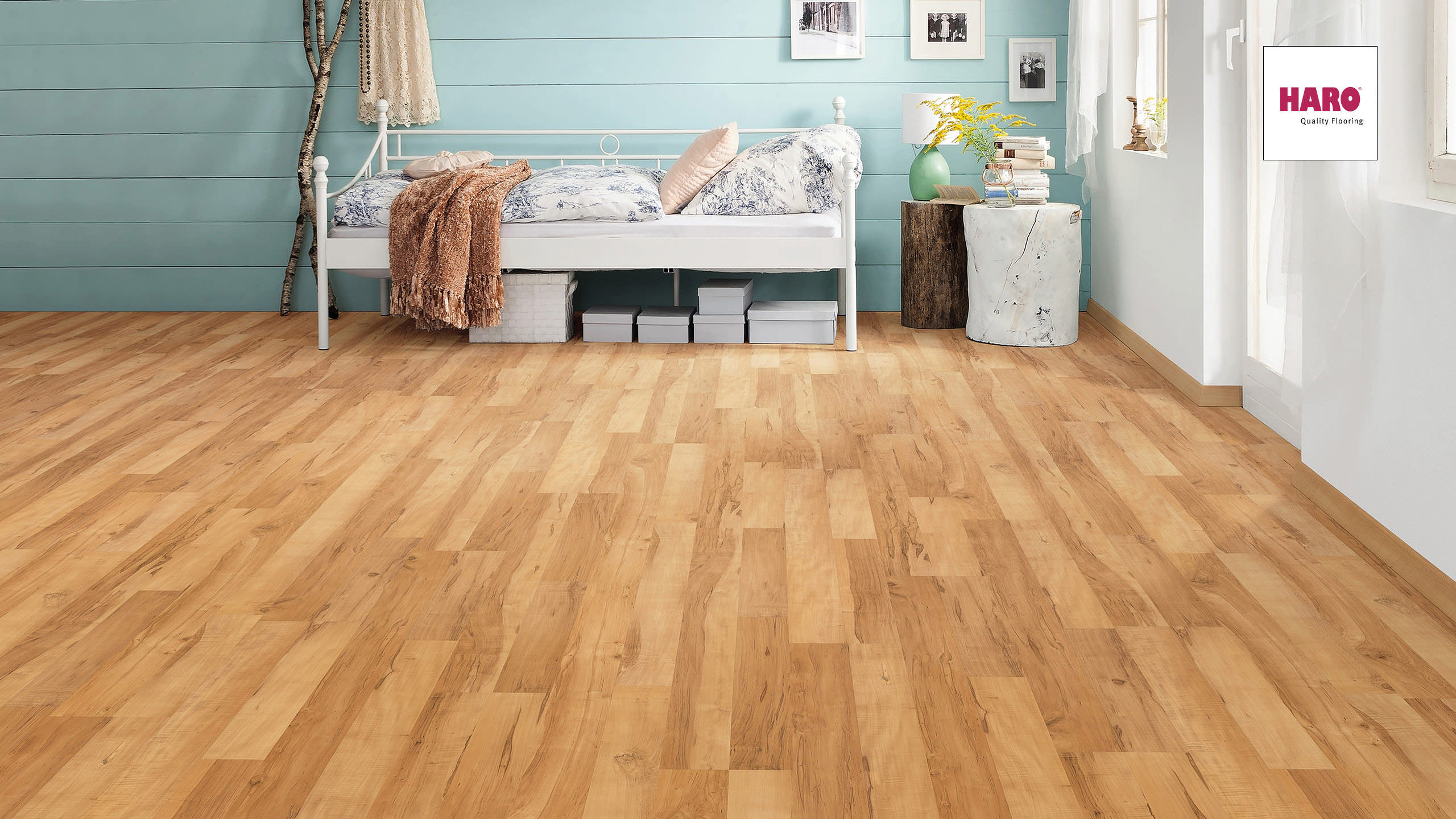 HARO Laminat Birne golden Pore 2-Stab | Tritty 75 | 2.Wahl | 33 m²-4018427310424 guenstig bei bodenverkauf.de kaufen HARO Laminat Birne golden Pore 2-Stab | Tritty 75 | 2.Wahl | 33 m²-4018427310424