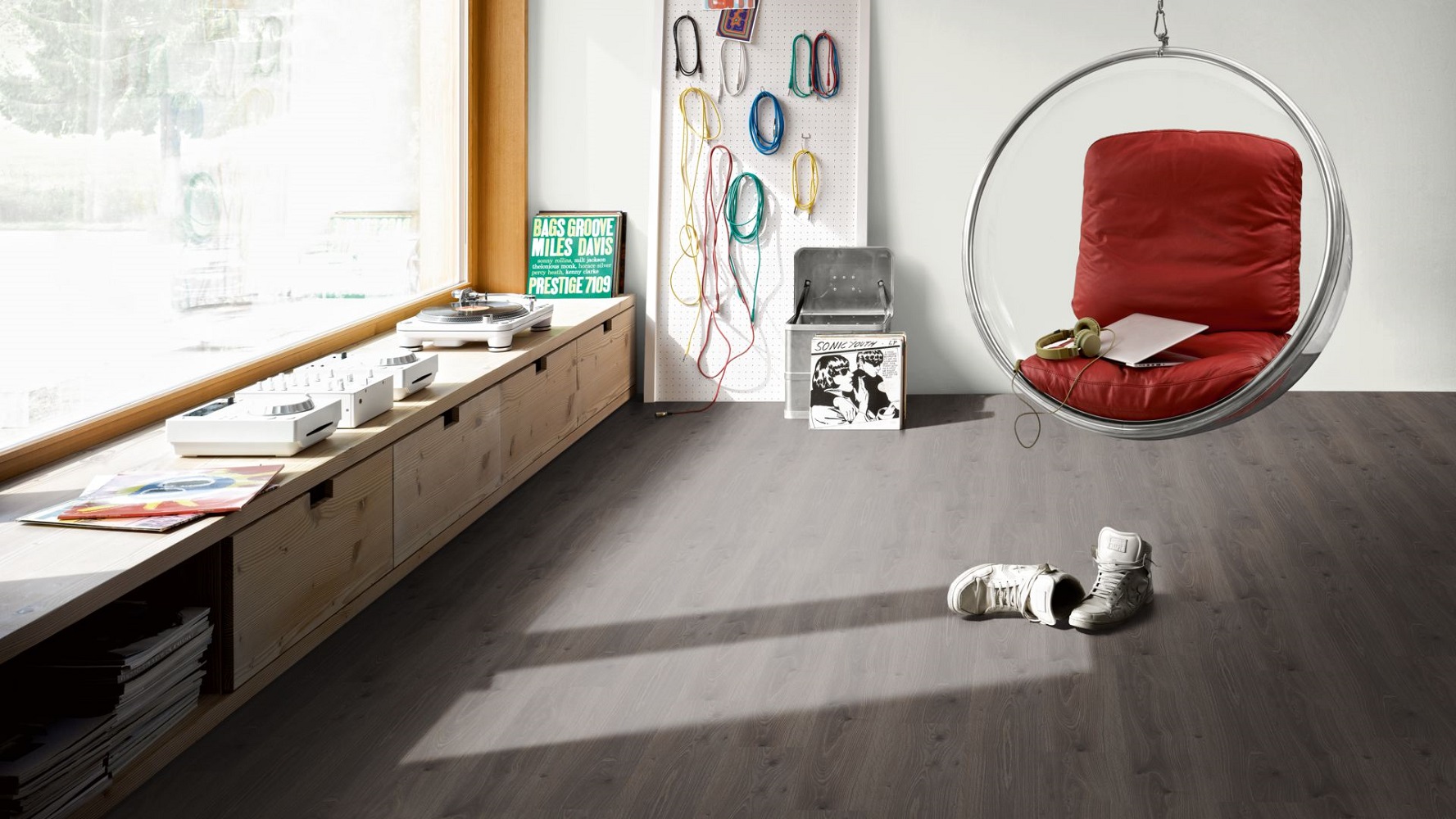 PARADOR Laminat Eiche geräuchert weiß geölt Landhausdiele | Click In-4014809184058