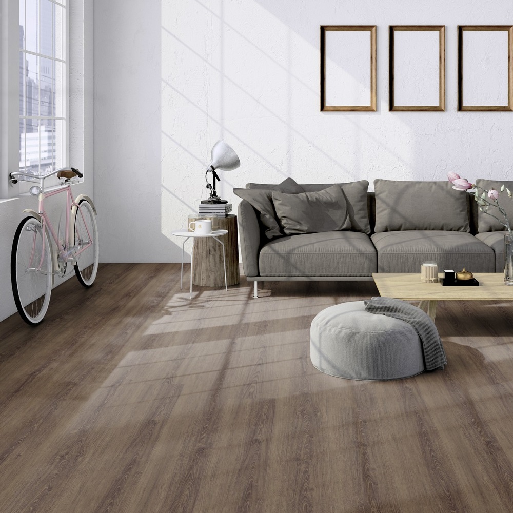 TER HÜRNE Design-Vinylboden Eiche Bogota dunkelbraun Lange LHD I07 | Straight Choice Perform | 37 m²-4012853137624