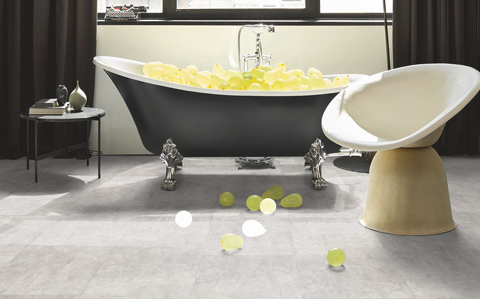 PARADOR Vinylboden Industrial Canvas white Mineralstruktur 4-seitige Fase | Trendtime 5-4014809240754