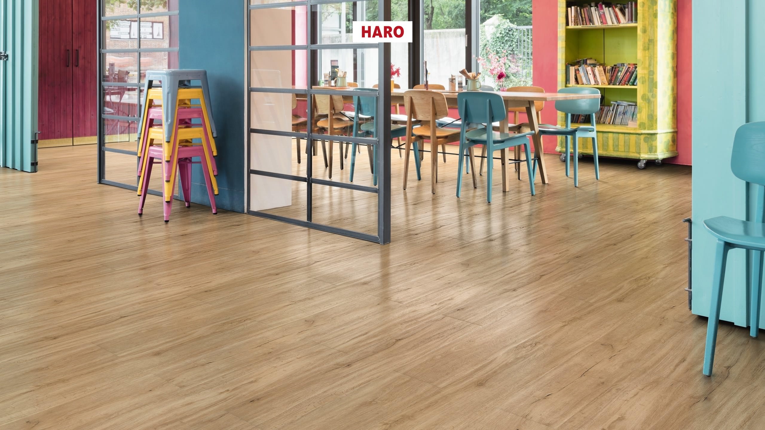 HARO Klebe-Designboden Sandeiche strukturiert Landhausdiele 4MV | DISANO Project | 2. Wahl | 15 m²-4018427488376