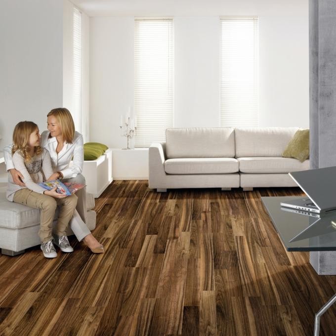 SCHÖNER WOHNEN Laminat Felsen-Walnuss Schiffsboden 2-Stab | Style Collection-4014809151012