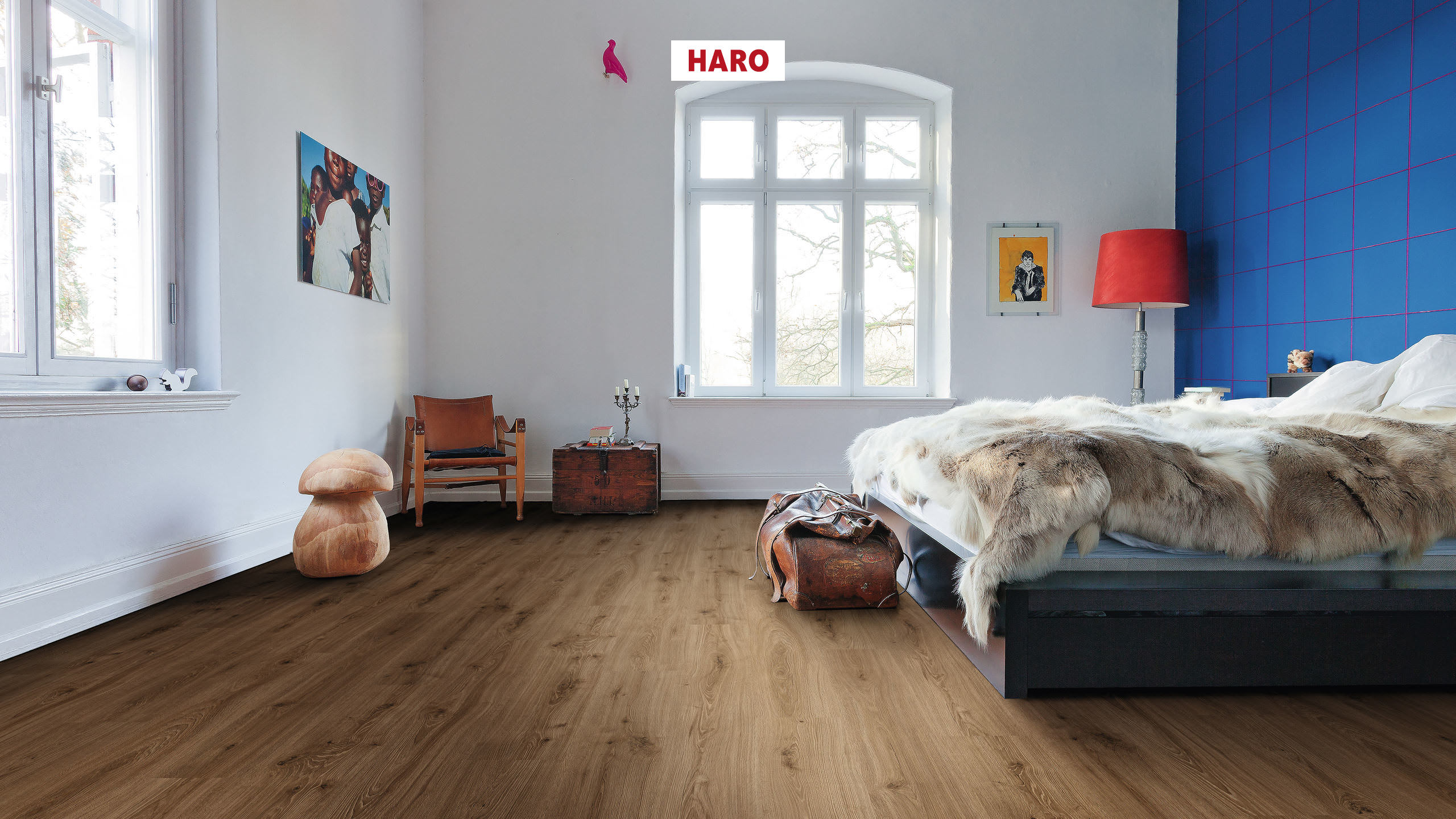 HARO Laminat Eiche Alta natur strukturiert Landhausdiele | Daily Edition | 2. Wahl-4018427472672