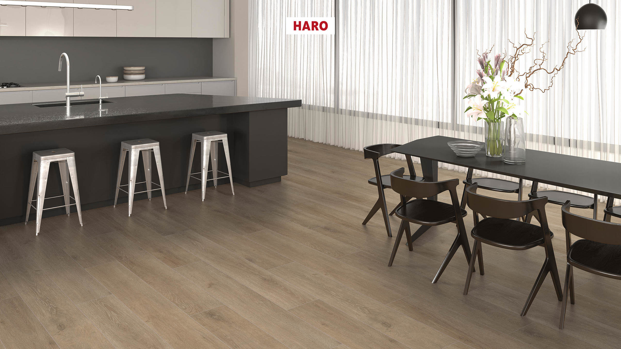 HARO Laminat Eiche Veneto crema authentic matt Landhausdiele 4V | Tritty 200 Aqua | 2.Wahl | 17 m²-4018427476007