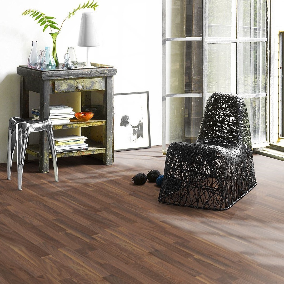 PARADOR Parkett Schwarznuss Schiffsboden 3-Stab naturgeölt | Sonderedition | 35 m²-#