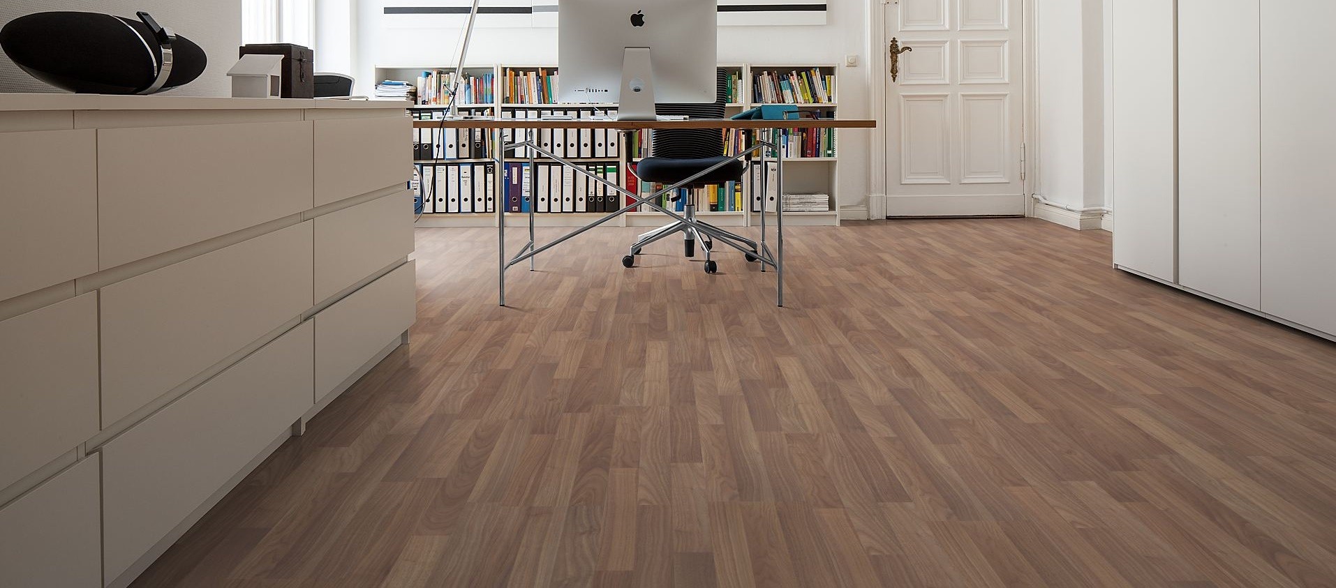 HARO Laminat Nussbaum Levante Schiffsboden 3-Stab | Tritty 75 | 2.Wahl | 16,5 m²-4018427376901