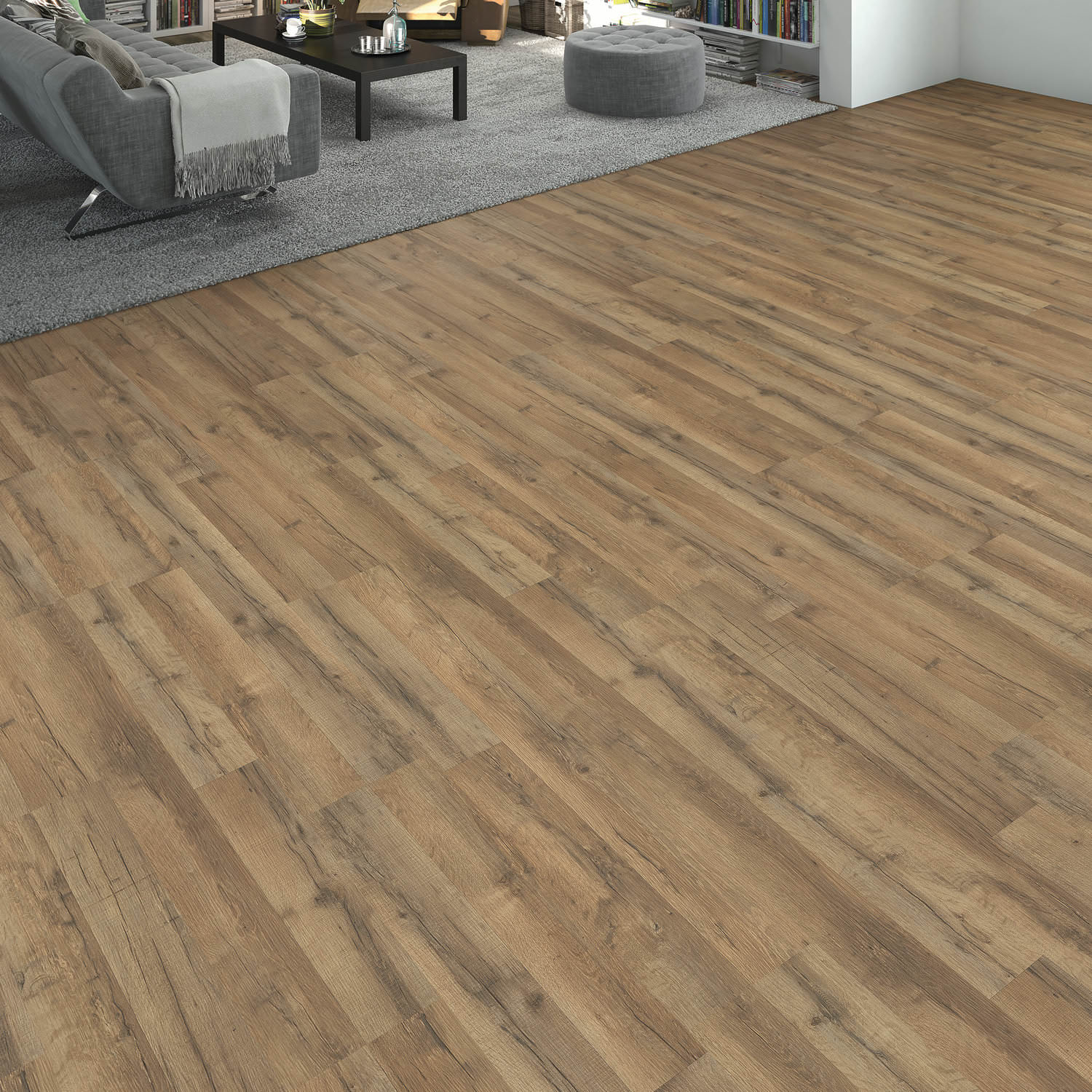 HARO Laminat Eiche Calabria 2-Stab strukturiert matt | Sonderedition | 2. Wahl | 13 m²-4018427516192