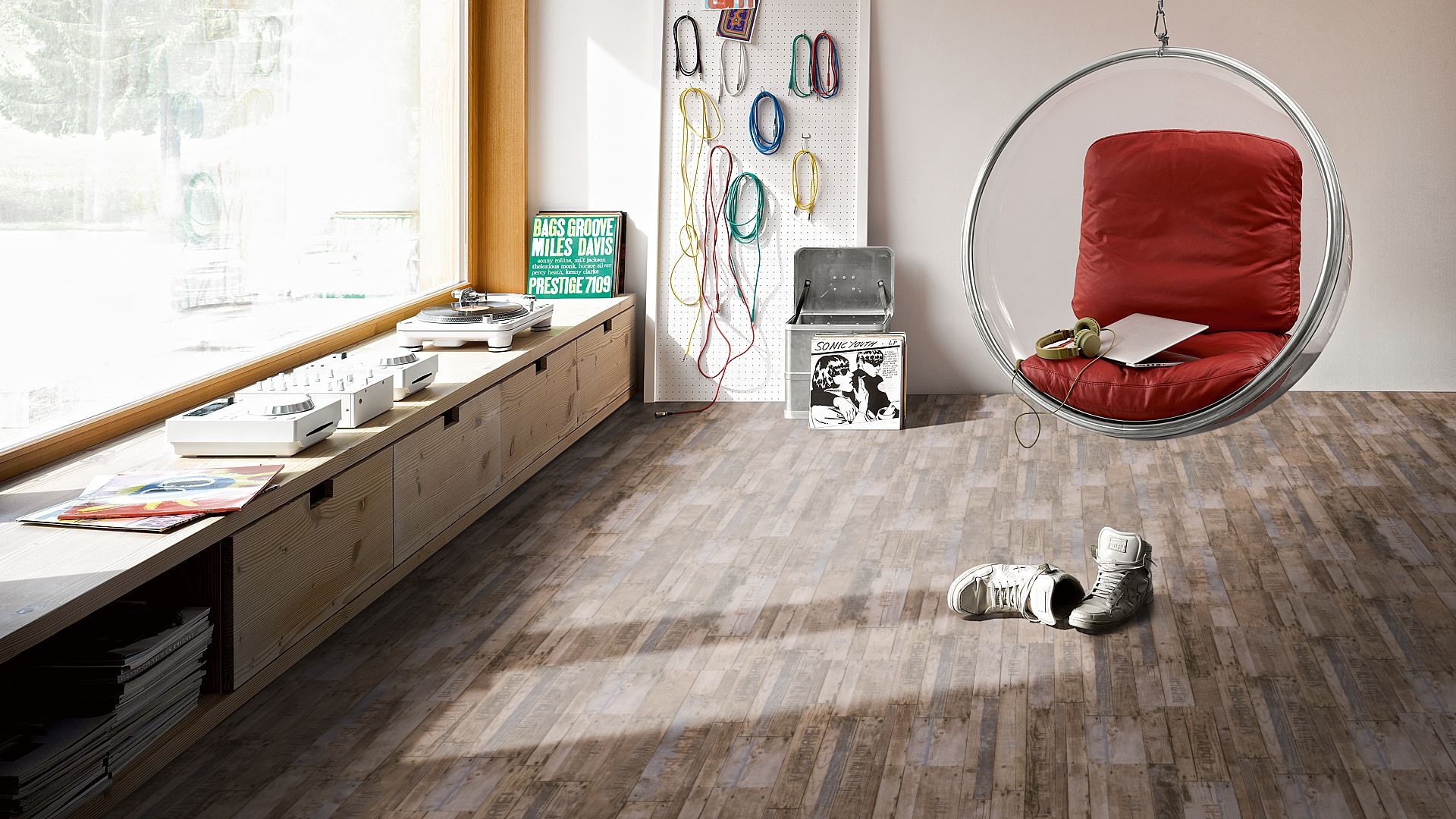 PARADOR Vinylboden Boxwood Vintage braun Gebürstete Struktur | Classic 2050 | 15 m²-4014809160175