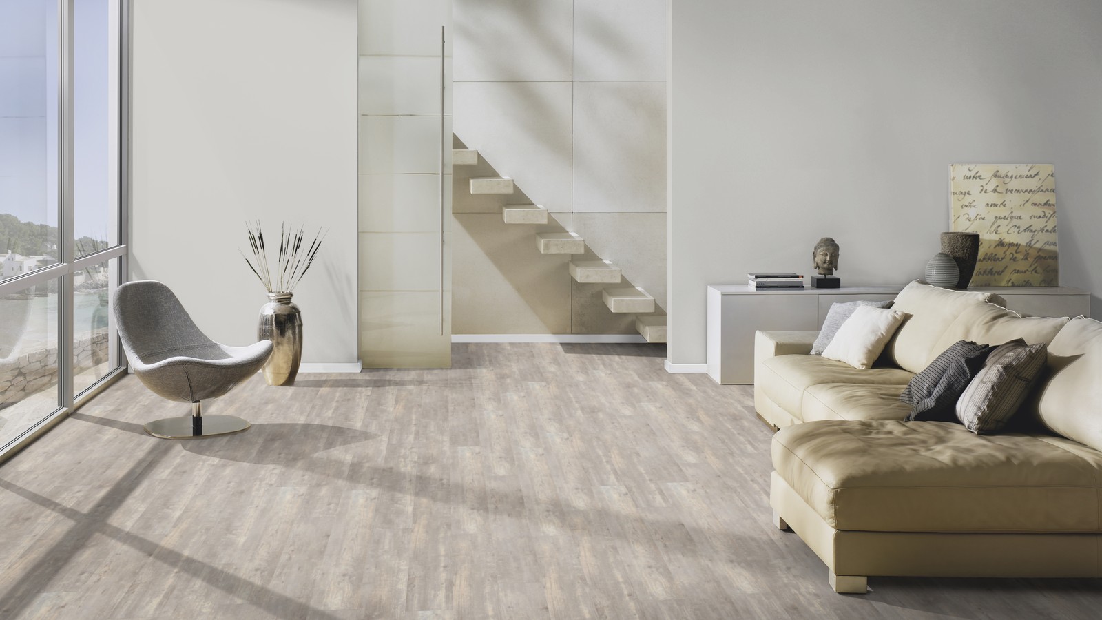TER HÜRNE Vinylboden Pinie Malmö grau Landhausdiele I01 | Straight Choice-4012853110849