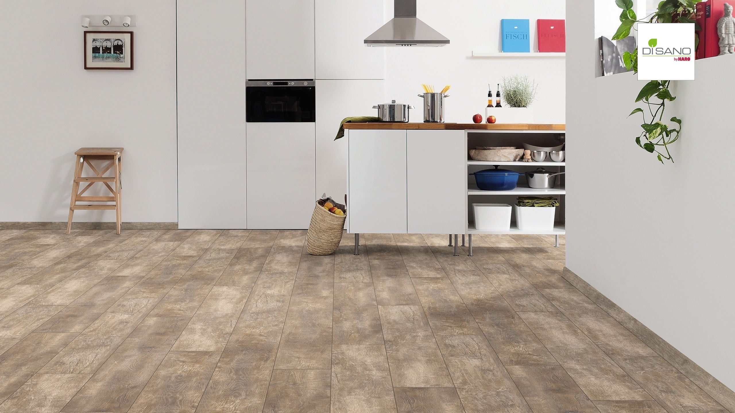 HARO Designboden Antikeiche geräuchert Landhausdiele XL 4V | DISANO Life | 12 m²-4018427414924 guenstig bei bodenverkauf.de kaufen HARO Designboden Antikeiche geräuchert Landhausdiele XL 4V | DISANO Life | 12 m²-4018427414924