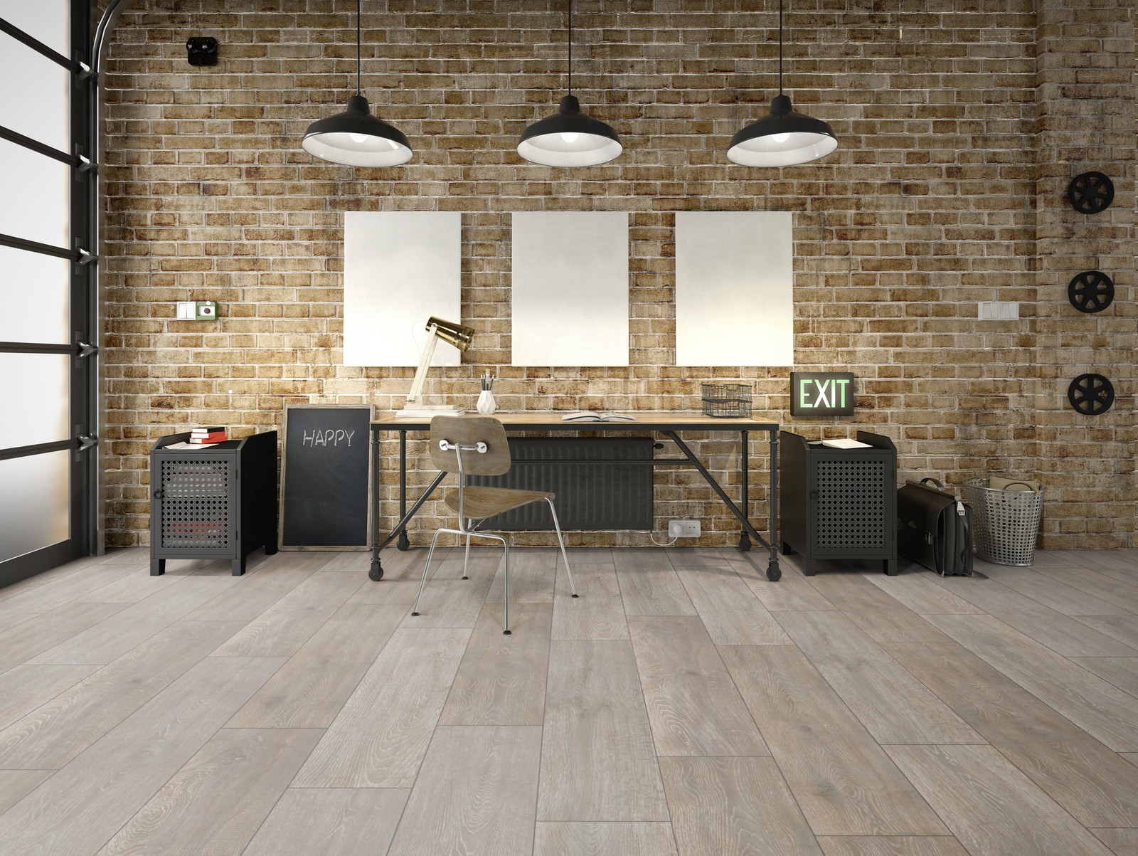 TER HÜRNE Laminat Eiche Irish Pub Landhausdiele breit 4-seitige V-Fuge | Trend Line | 24 m²-4012853133244