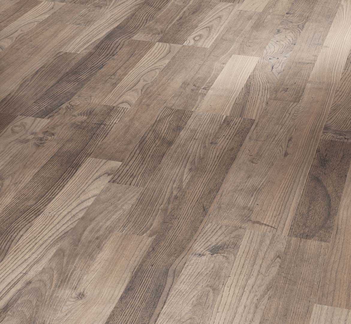 PARADOR Laminat Esche gealtert Schiffsboden 3-Stab Seidenmatte Struktur | Classic 1050 | 19 m²-4014809159292