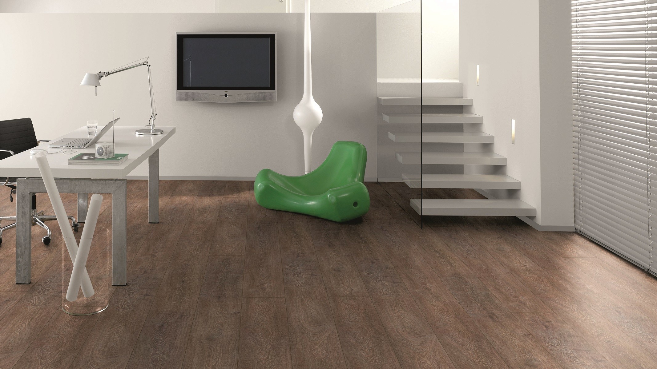 TER HÜRNE Laminat Eiche englischbraun Landhausdiele | Courage Line | 8,5 m²-4012853095016