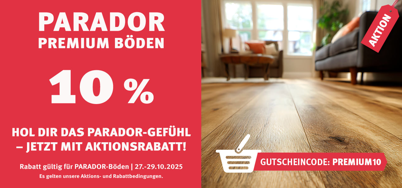 Aktion Parador-Böden mit 10% Rabatt