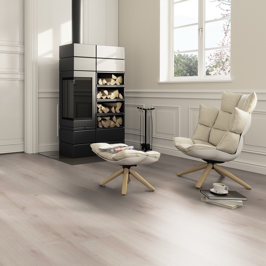 TER HÜRNE Vinylboden Eiche Borkum beige Lange Landhausdiele F04 | Pure Choice Compact | 26 m²-4012853128554
