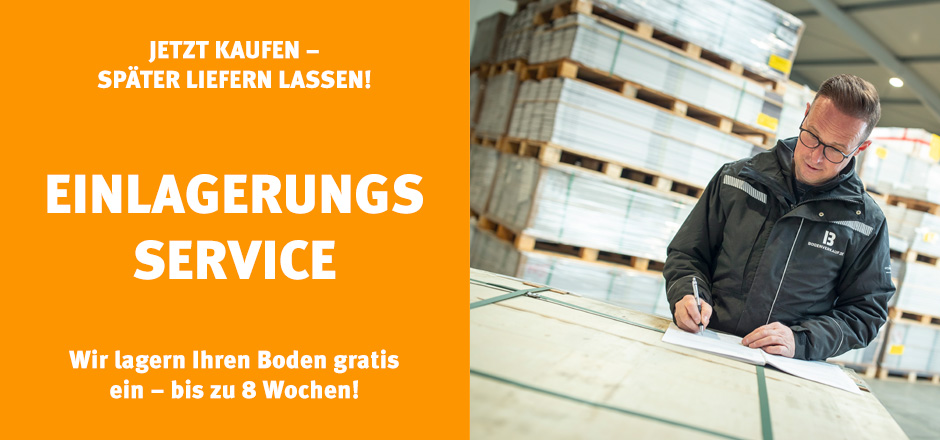 Einlagerung von Böden bei nodenverkauf.de
