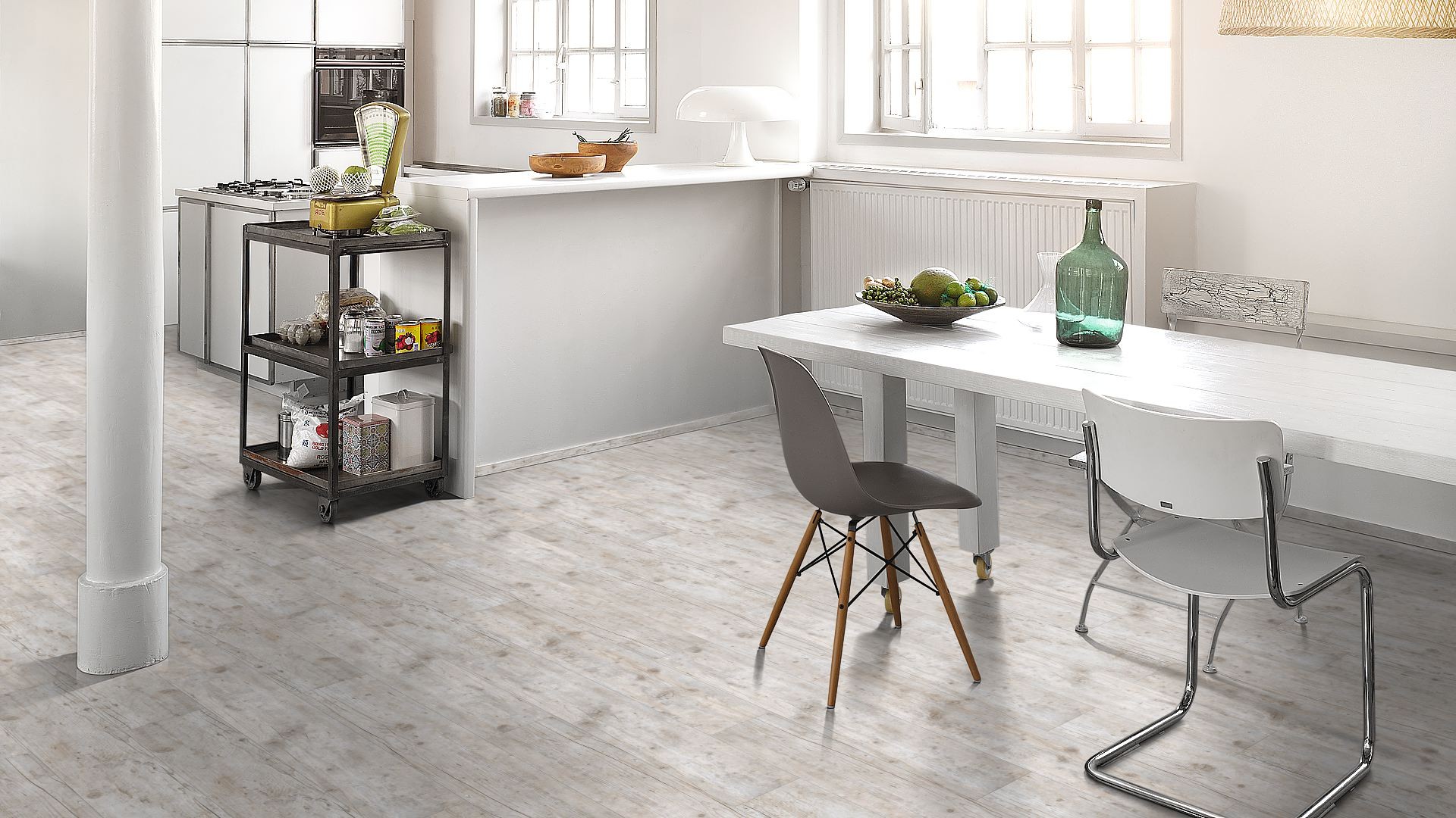 PARADOR Vinylboden Altholz geweißt Landhausdiele Gebürstete Struktur | Classic 2050-4014809160151