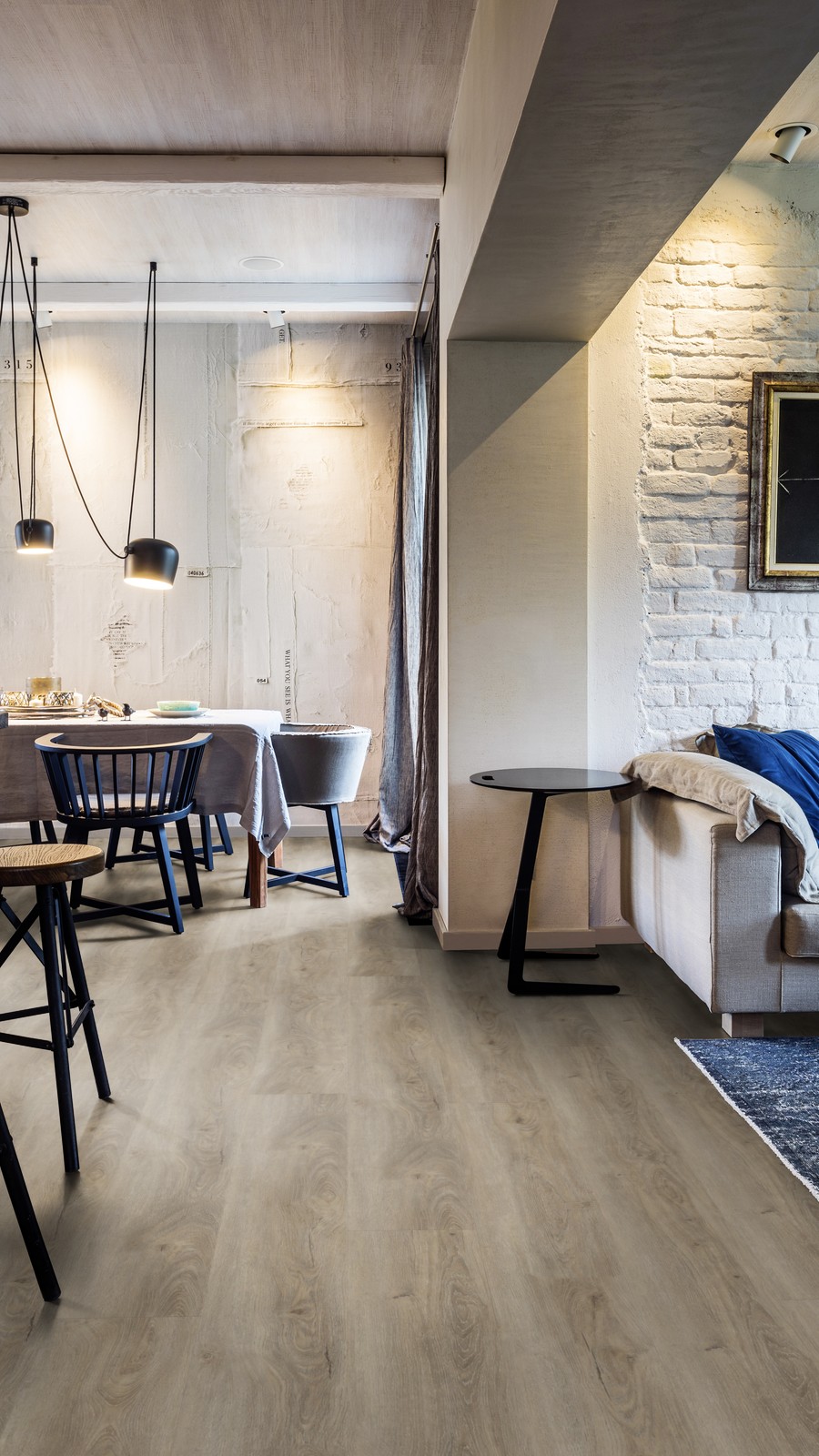 TER HÜRNE Vinylboden Eiche Minsk graubeige Lange Landhausdiele G08 | Bright Choice | 15 m²-4012853110566