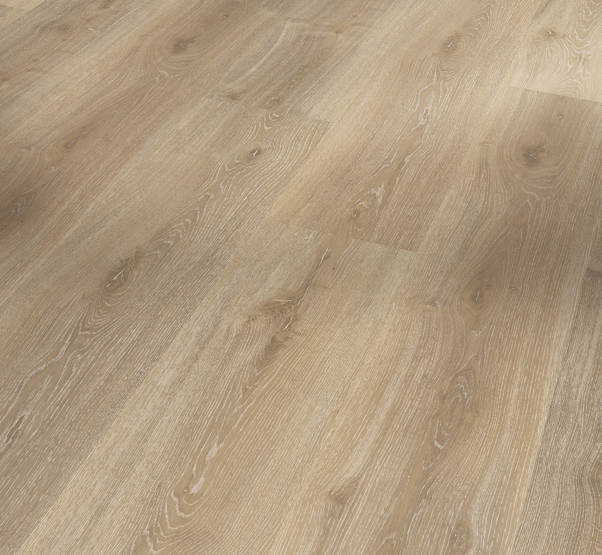 PARADOR Vinylboden Eiche Royal hell gekälkt Landhausdiele Holzstruktur | Basic 30 | 17 m²-4014809176398