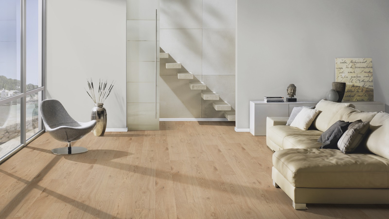 TER HÜRNE Vinylboden Eiche Dublin braun Lange Landhausdiele G02 | Bright Choice Compact-4012853128530