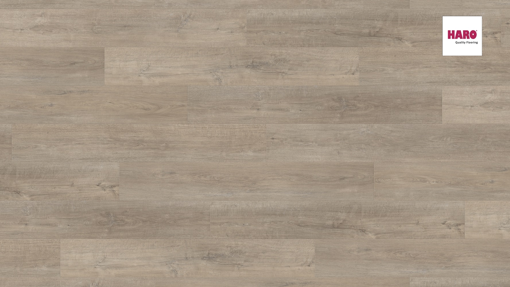HARO Laminat Eiche Livorno greige soft matt Landhausdiele 4V | Tritty 90 | 2. Wahl | 19,5 m²-4018427447946