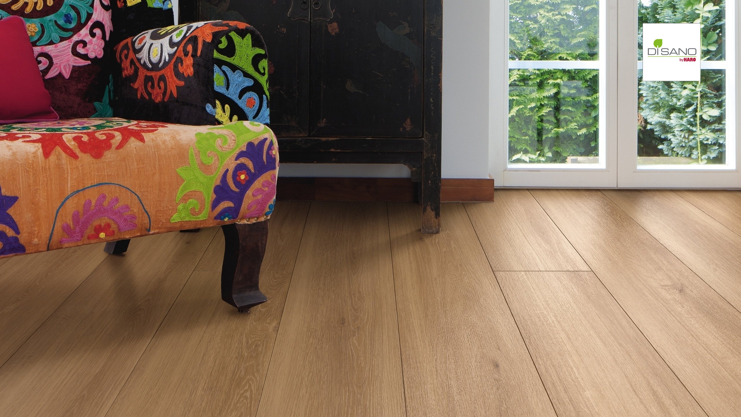 HARO Designboden 4VM Feldeiche strukturiert | DISANO Saphir | 2. Wahl | 18 m²-4018427424756