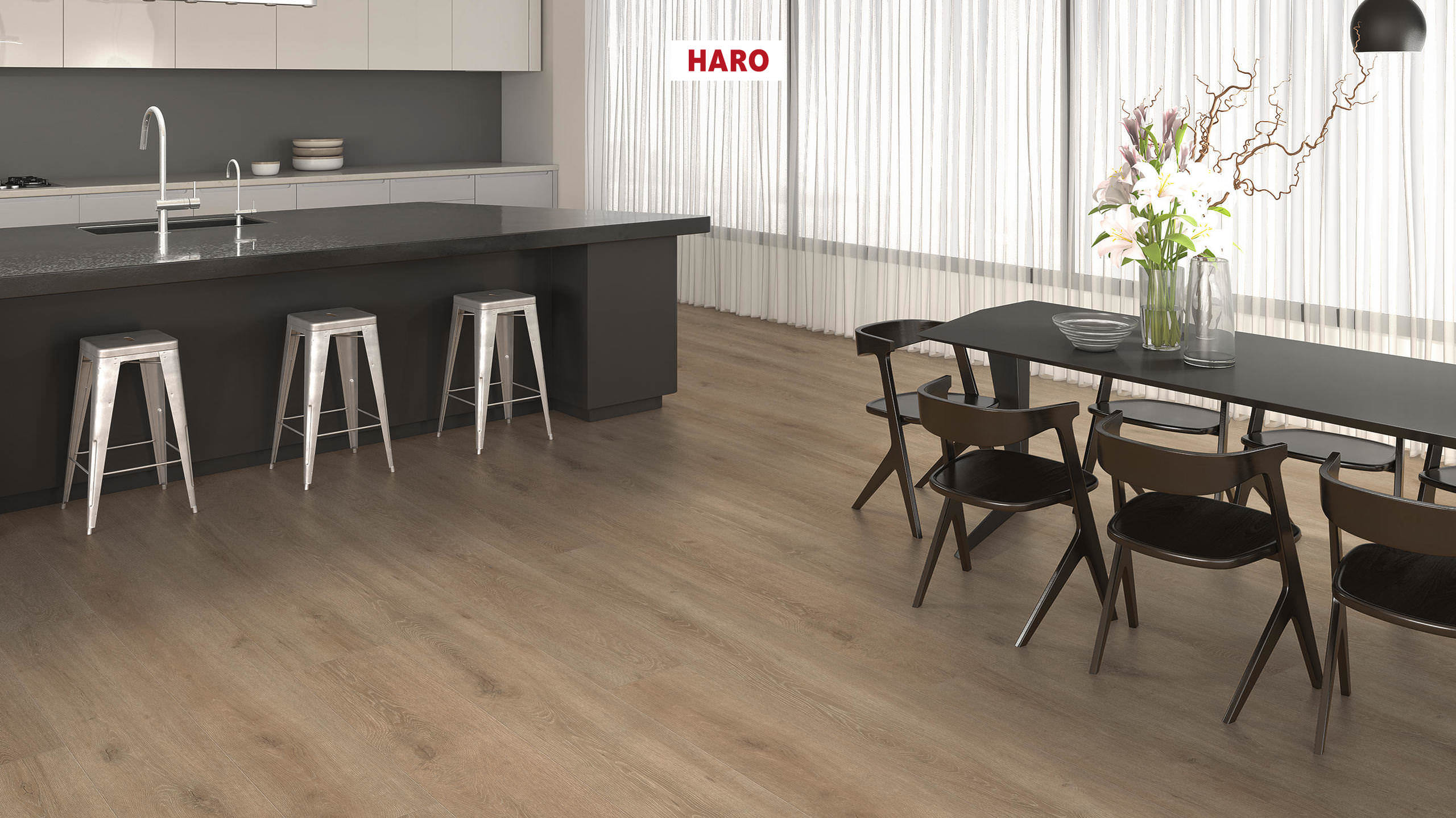 HARO Laminat Eiche Veneto crema Landhausdiele 4V | Tritty 200 Aqua Gran Via | 2.Wahl-4018427476083