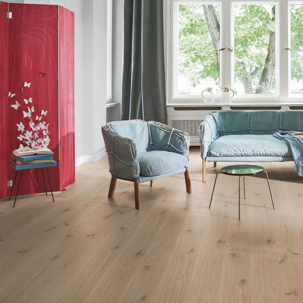 PARADOR Parkett Eiche Landhausdiele 4-seitige Mini-V-Fuge naturgeölt weiss | PARADOR | 20 m²-
