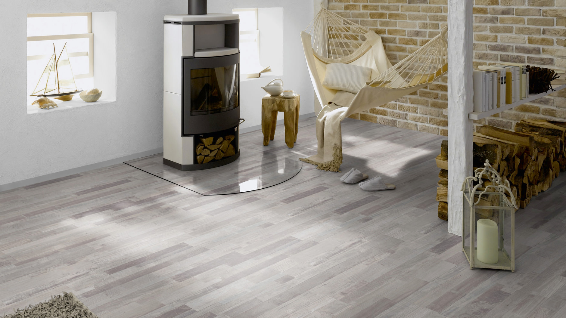 TER HÜRNE Laminat Eiche-Mix kontrastbeige Mehrstab F15 | Classic Line-4012853120831
