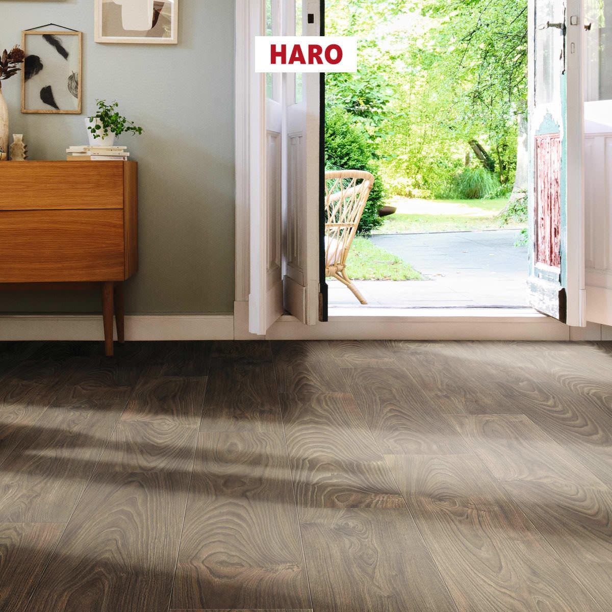 HARO Laminat Akazie Vario authentic soft Landhausdiele 4V | Tritty 100 Aqua Gran Via | 2.Wahl-4018427516475