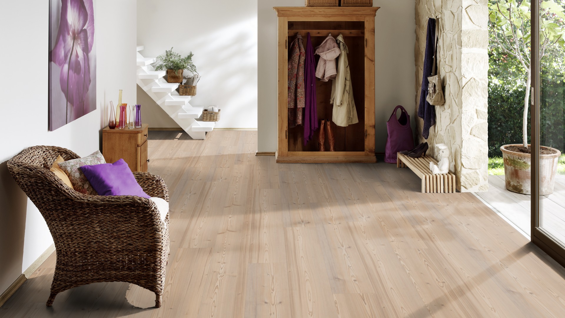 TER HÜRNE Design-Vinylboden Pinie Wien Lange Landhausdiele D03 | Grand Choice Perform-4012853152108