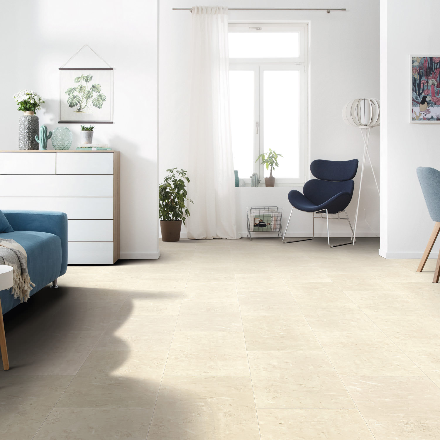 HARO Designboden Piazza 4V Urban white Steinstruktur | DISANO Classic Aqua | 2. Wahl | 29,5 m²-4018427503178