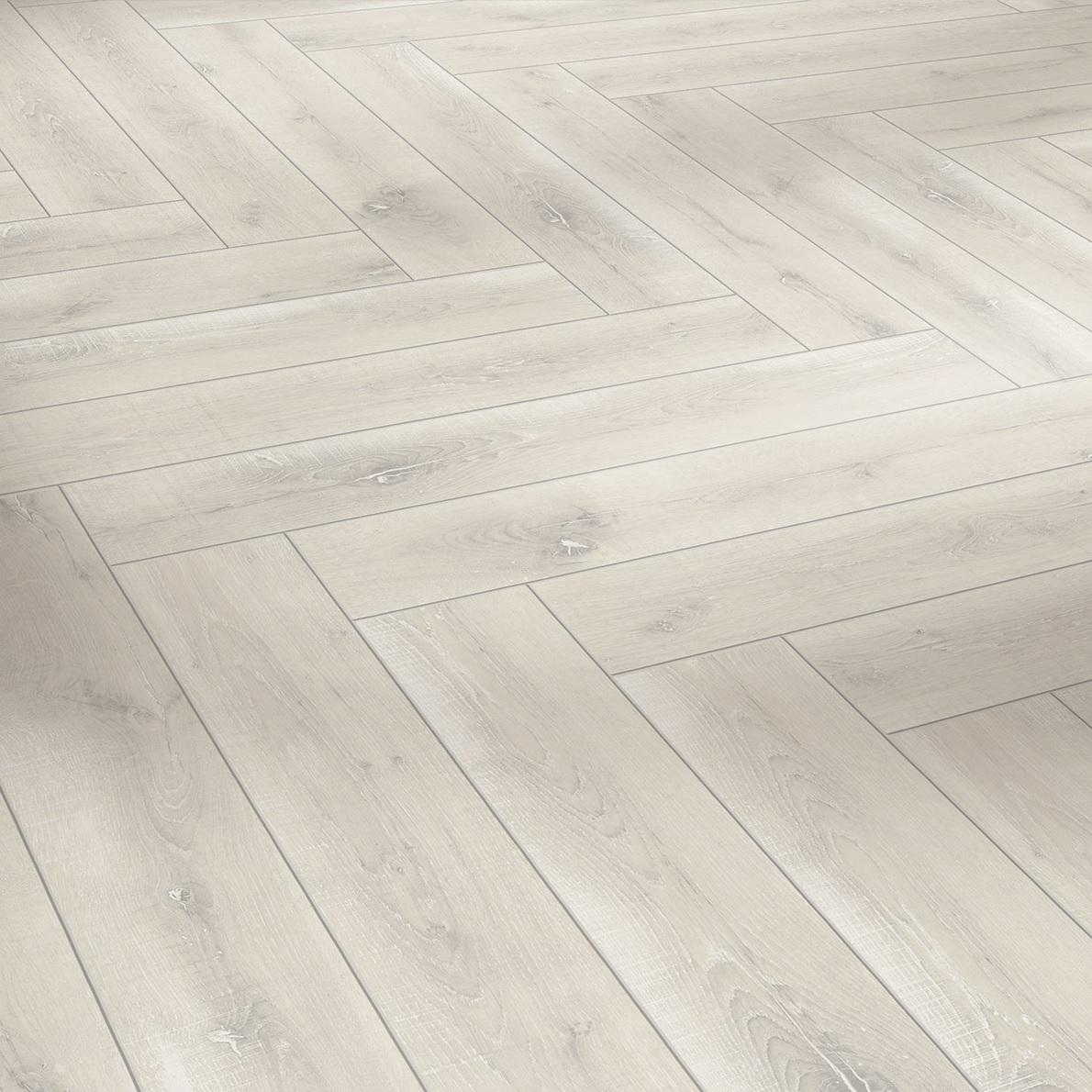 PARADOR Laminat Eiche Vintage weiß Antikmattstruktur 4-seitige V-Fuge | Trendtime 3 | 7,5 m²-4014809191308