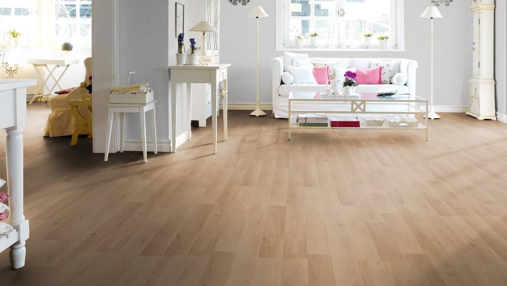 HARO Laminat Eiche hell strukturiert matt 2-Stab | Tritty 100 | 19 m²-4018427344955