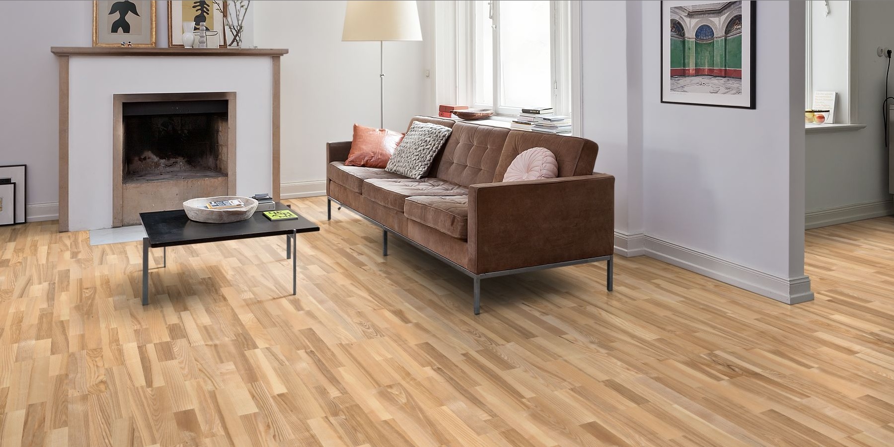 PARADOR Parkett Esche Schiffsboden 3-Stab lackversiegelt matt | Sonderedition | 32 m²-#