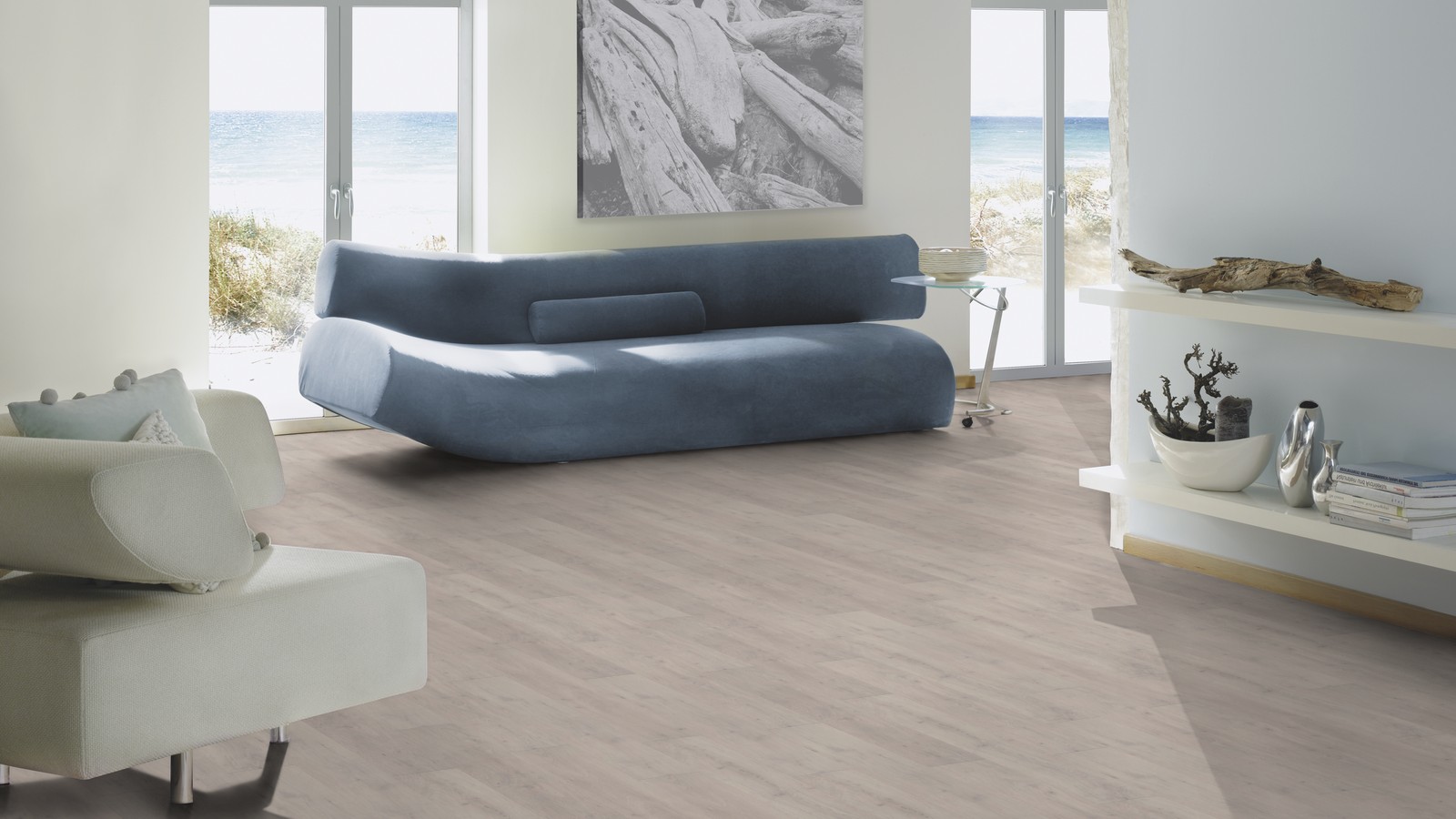 TER HÜRNE Vinylboden Eiche Helsinki weiß Landhausdiele F03 | Pure Choice Perform | 19 m²-4012853139789