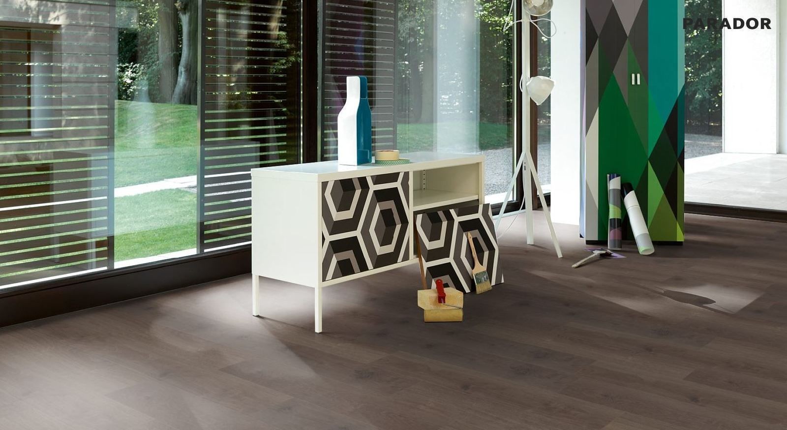 PARADOR Vinylboden Eiche Castell geräuchert Landhausdiele 4-seitige Fase | Eco Balance PUR | 6 m²-4014809192138
