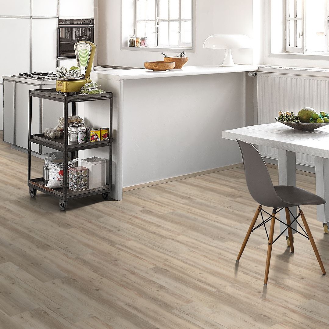 Vinyl Pinie weiß geölt Landhausdiele Sägeraue Struktur | Classic 2050-4014809145097