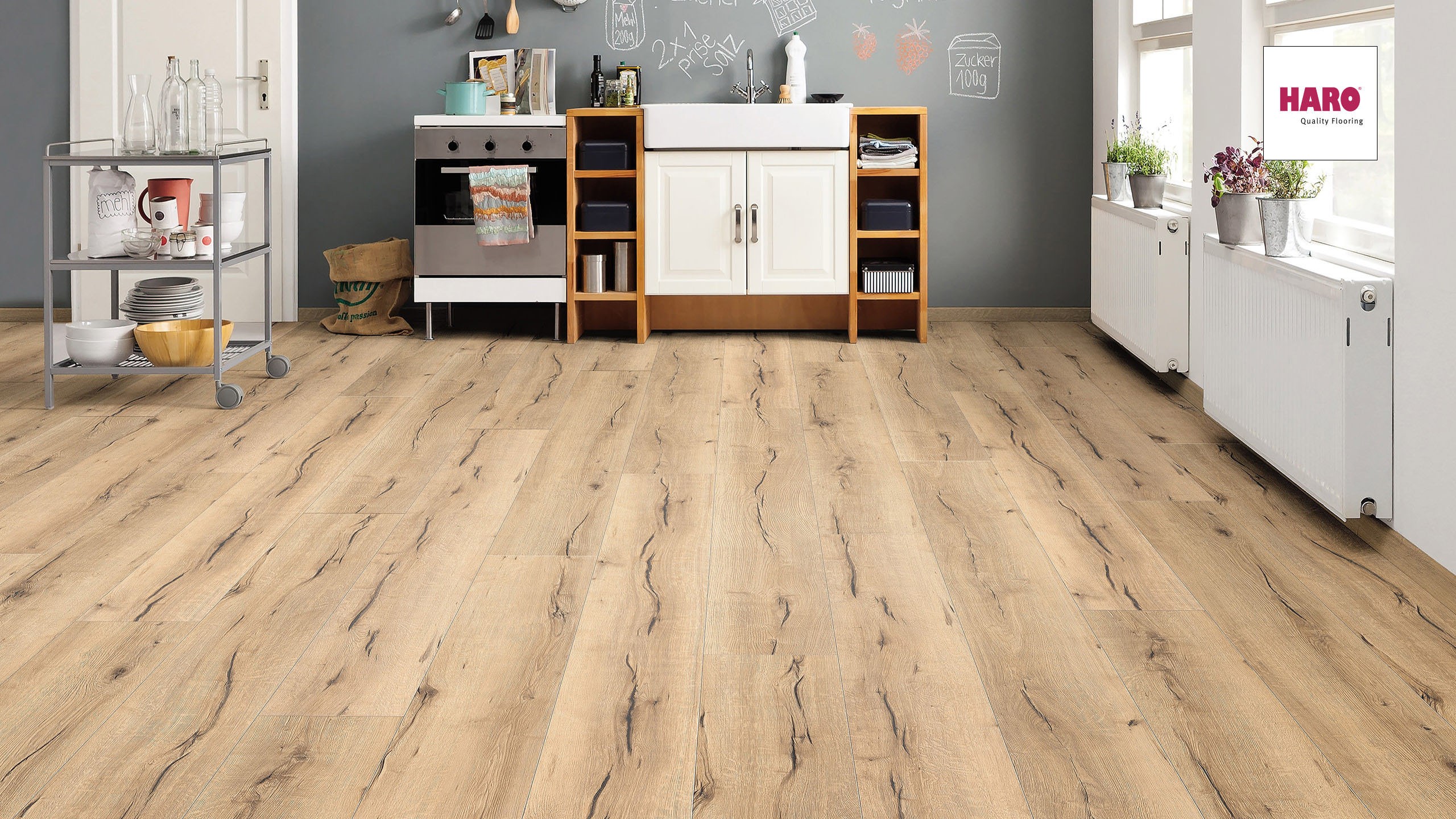 HARO Laminat Eiche Italica creme authentic Landhausdiele | Tritty 100 Gran Via | 2.Wahl | 16 m²-4018427352592 HARO Laminat Eiche Italica creme authentic Landhausdiele | Tritty 100 Gran Via | 2.Wahl | 16 m²-4018427352592