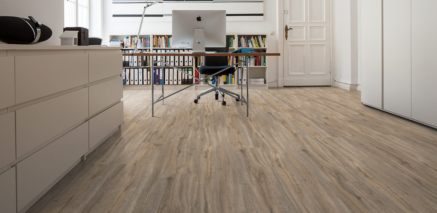 HARO Vinylboden Steineiche creme Landhausdiele XL 4-seitige V-Fase | DISANO Sonderedition-4018427433987