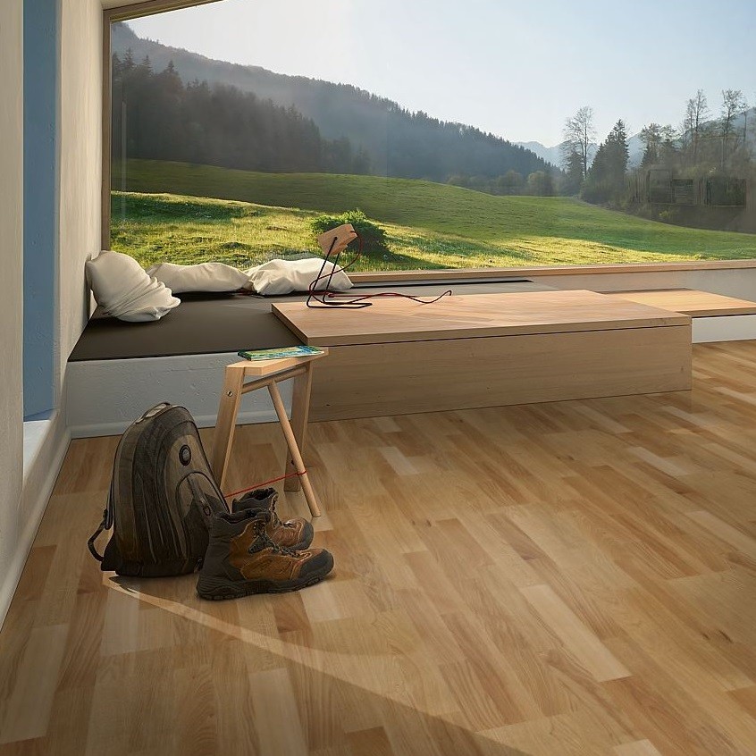 PARADOR Parkett Eiche Schiffsboden 3-Stab lackversiegelt | Markenaktion | 16 m²-4014809103455