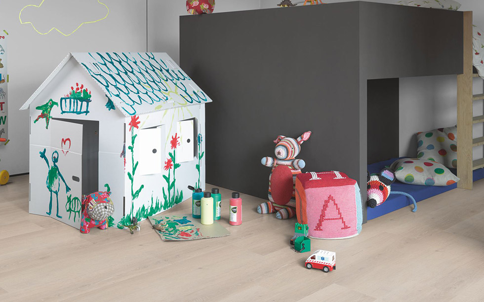 PARADOR Vinylboden Eiche Skyline weiß Landhausdiele Holzstruktur | Basic 30 | 11 m²-4014809171966