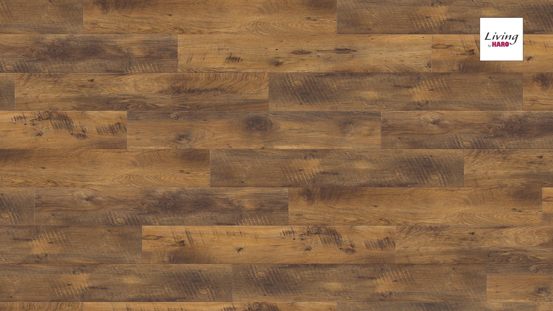 HARO Laminat Eiche Fattoria Landhausdiele 4V strukturiert matt | Living | 7 m²-4018427366728
