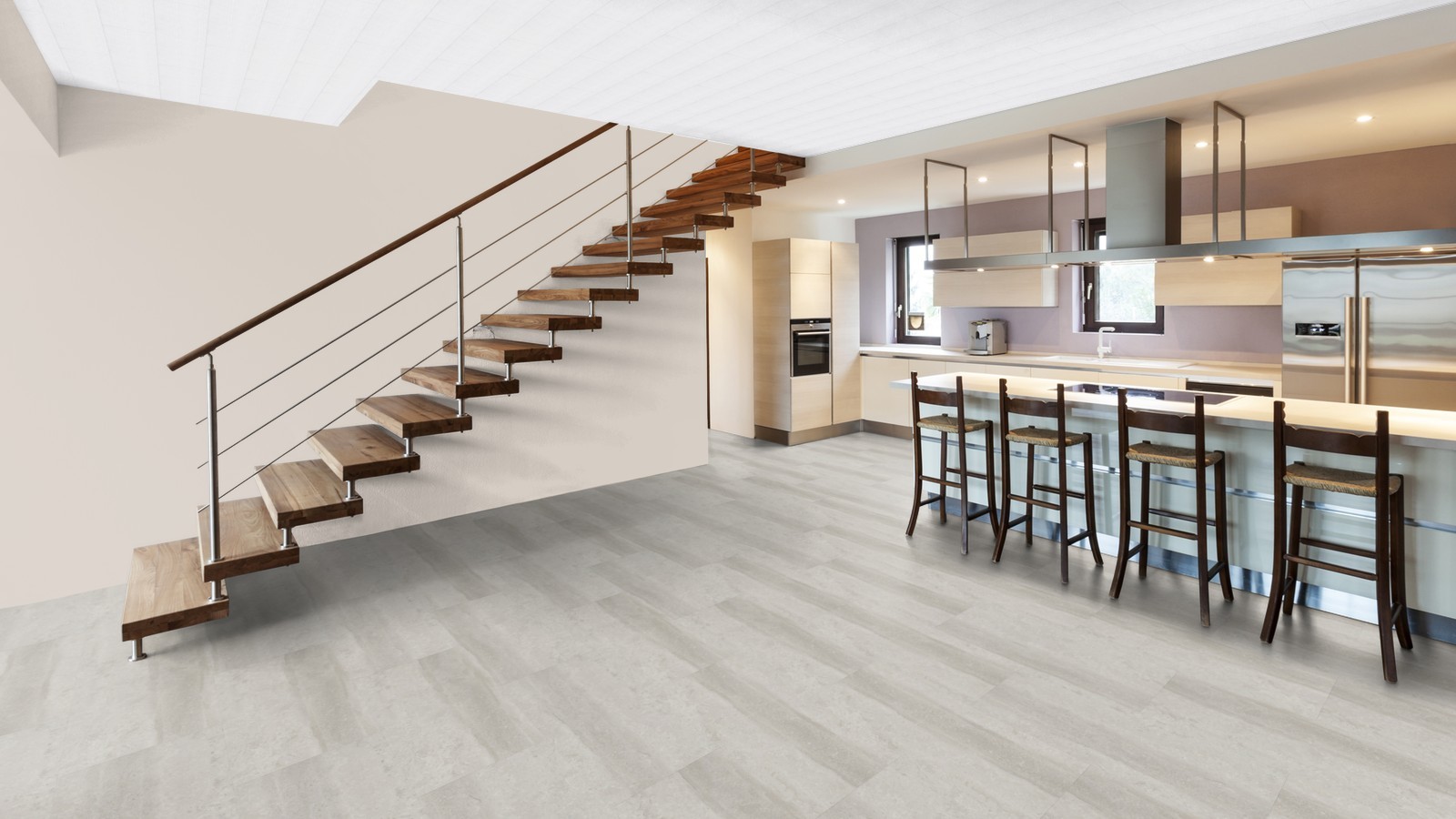 TER HÜRNE Vinylboden Stein Lucca weiß J01 | Stone Choice Compact | 23,5 m²-4012853128646