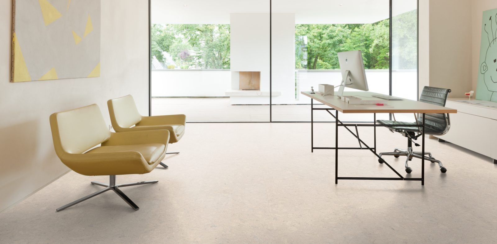HARO Korkboden Lagos weiß Permadur | Corkett-4018427313920